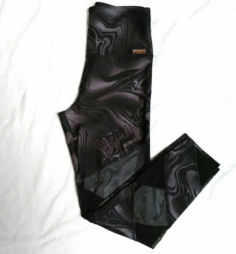 NWOT Victoria's Secret Pink Shine Mesh Legging